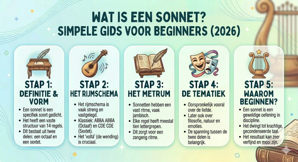 Wat is een sonnet? Simpele gids voor beginners
